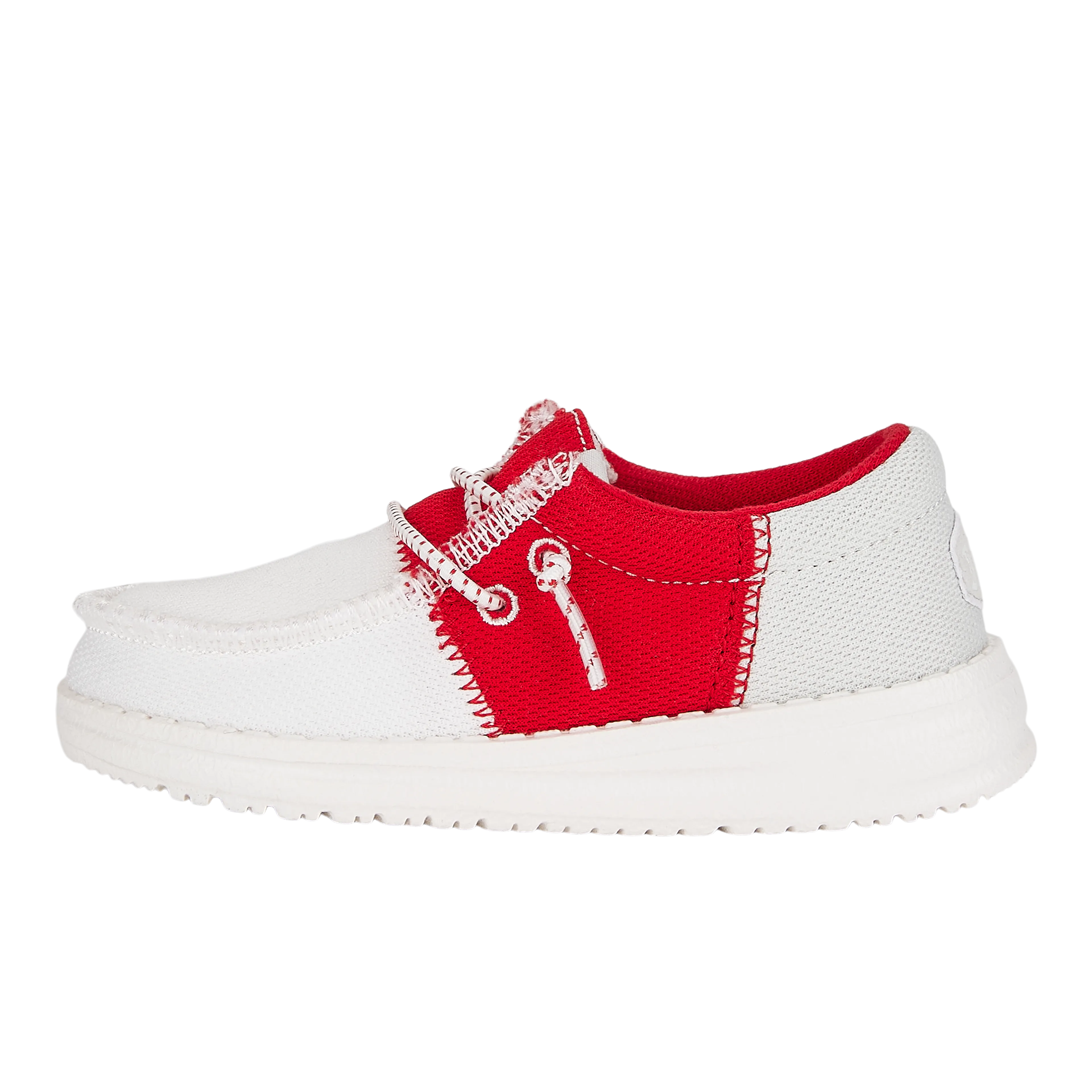 Wally Toddler Tri Collegiate - White/Red