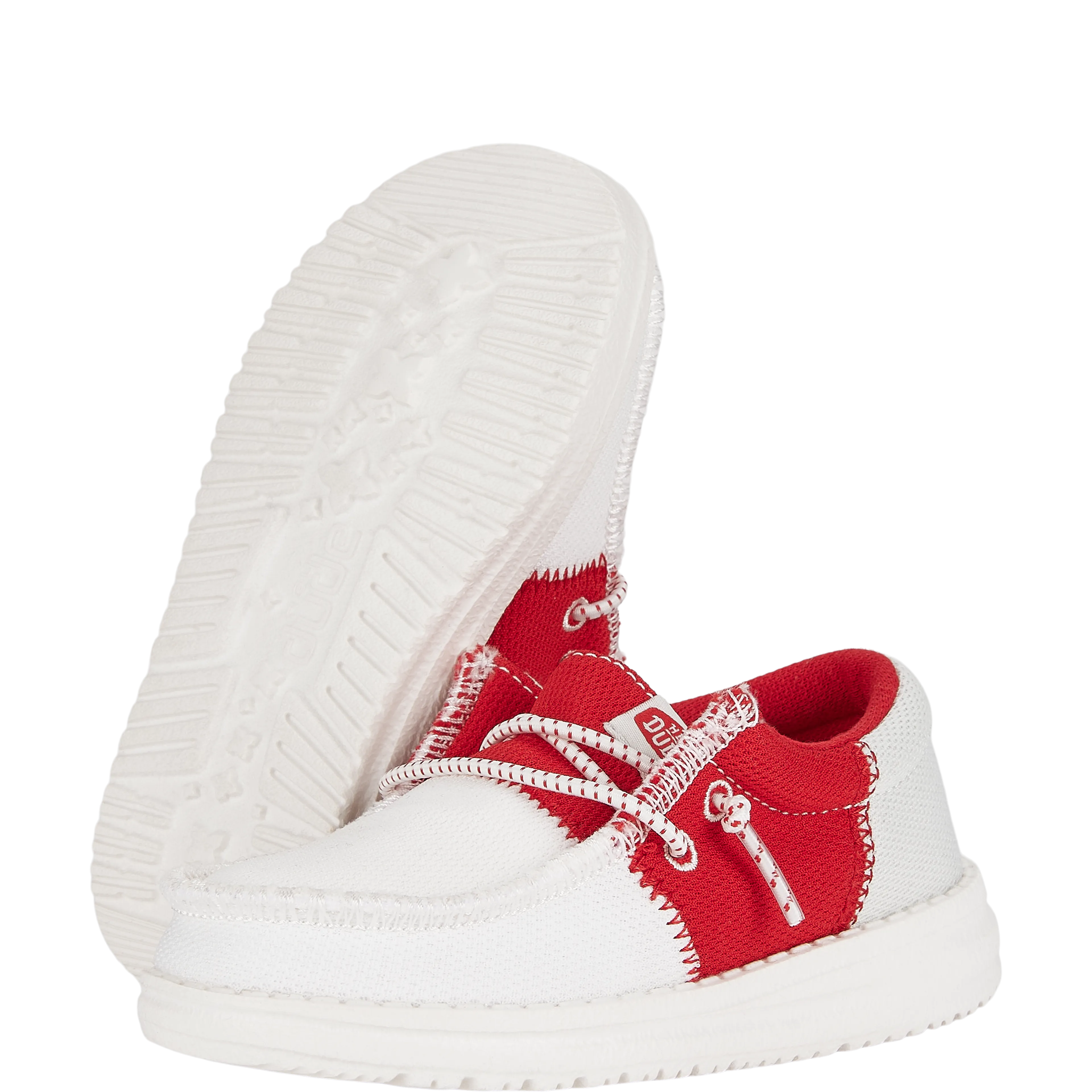 Wally Toddler Tri Collegiate - White/Red