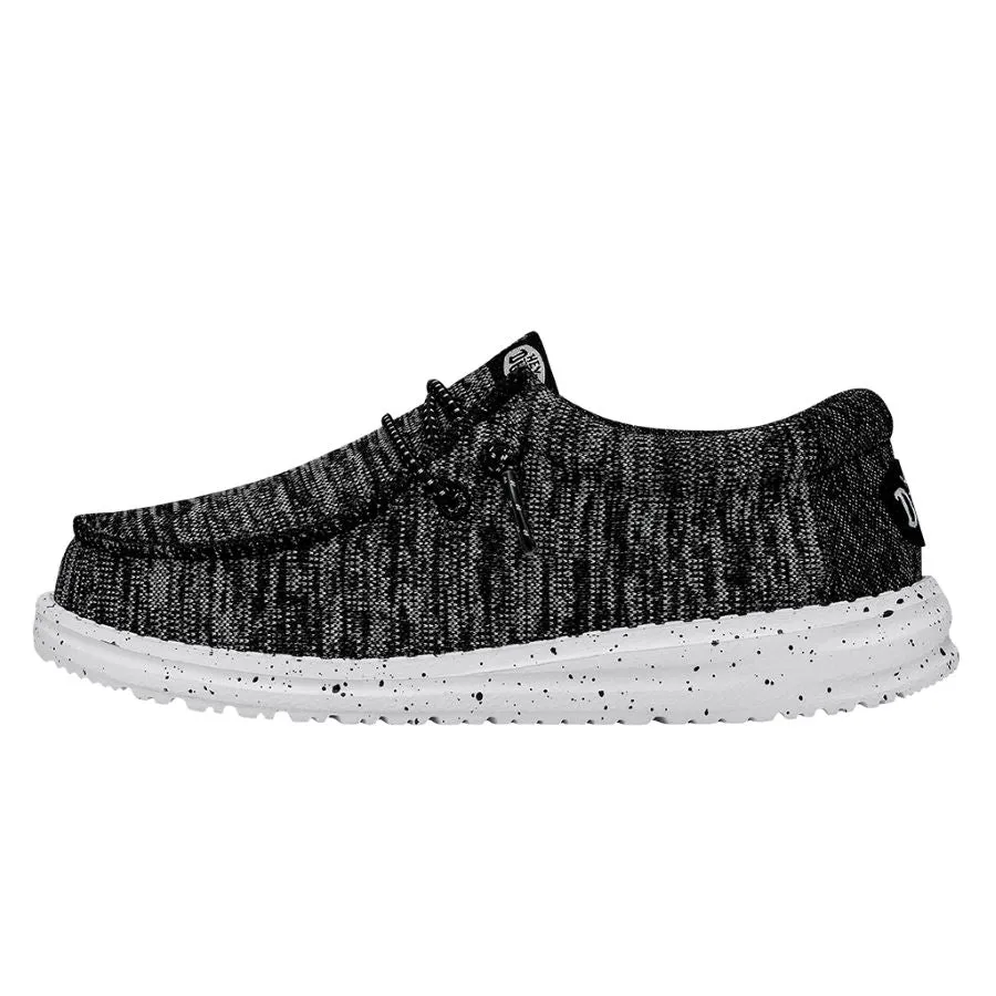 Wally Youth Sport Knit - Black White