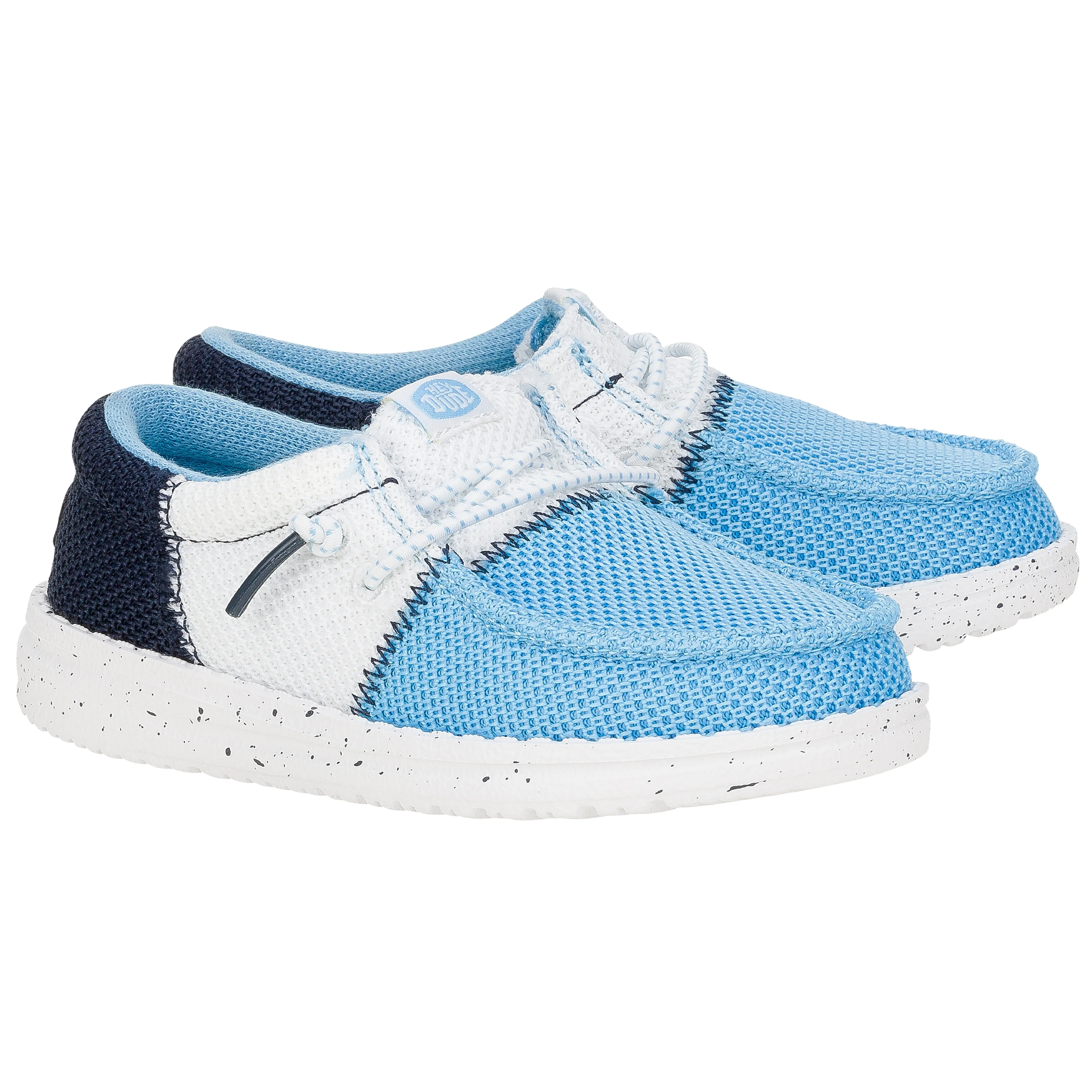 Wally Youth Tri Varsity Mesh - Sky Blue/White