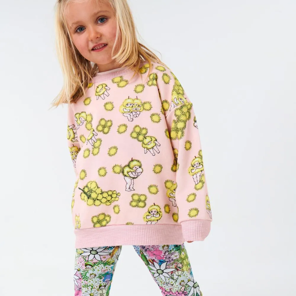 Wattle Dance Pink Sweater