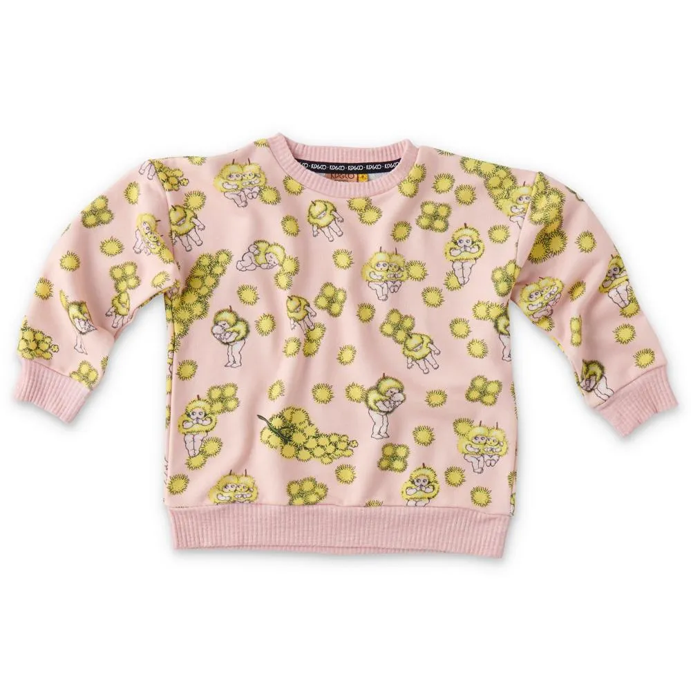 Wattle Dance Pink Sweater