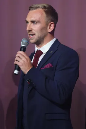 West Ham United Footballer Jarrod Bowen In Bromley Navy Check Suit