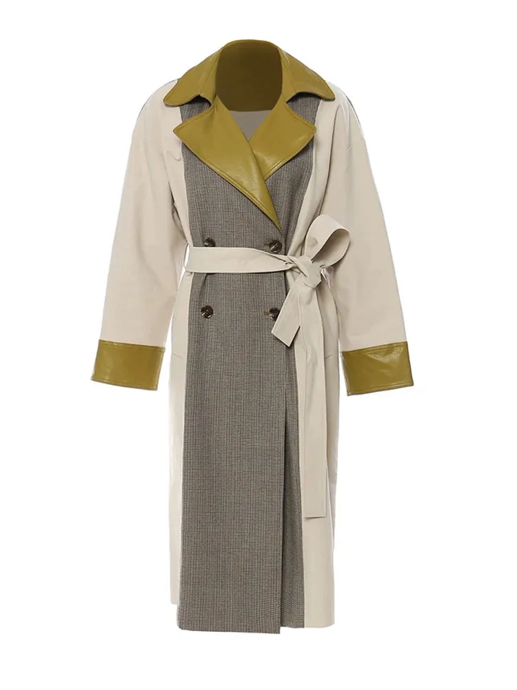 Women's Classic Long Trench Coat