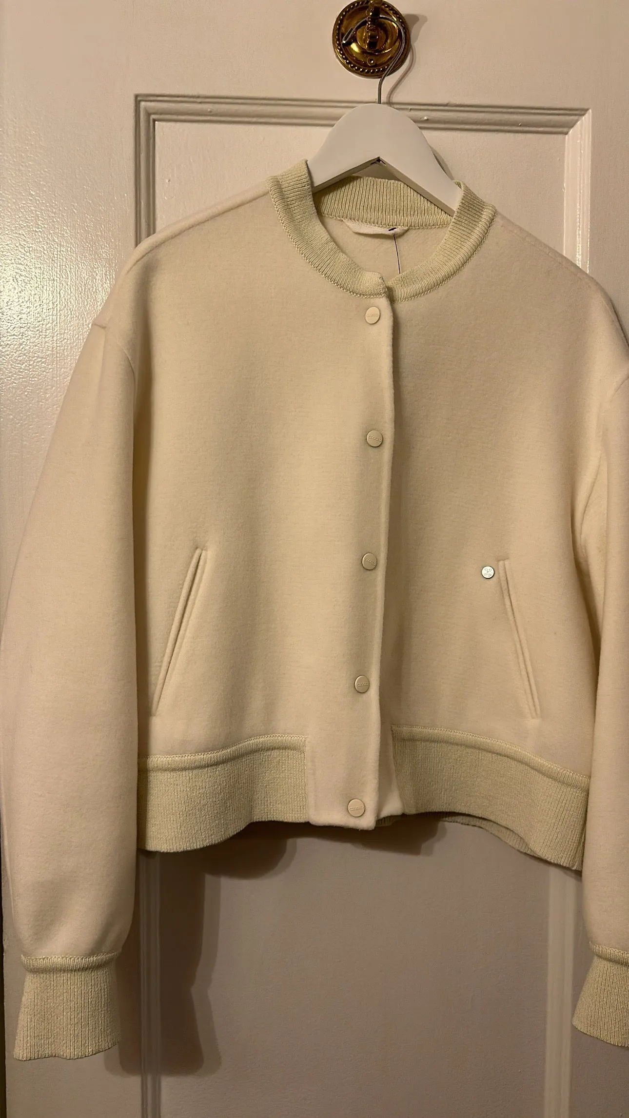 Wool Blend College Jacket